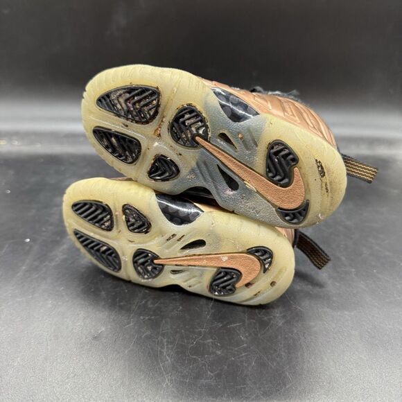 Nike air foam Posite One 723947-004 Sneakers Size 5C rose gold - Picture 6 of 7